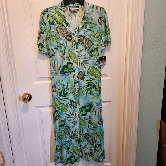 NWT Notations Petite Dress Sz L Button down Front - Picture 9 of 10